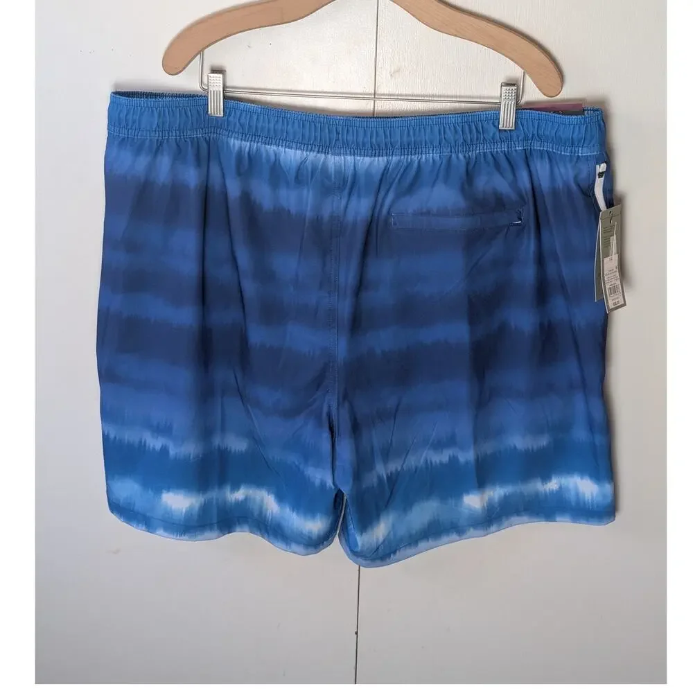 Goodfellow Blue Tie-dye  Swim Shorts XXL